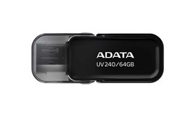 ADATA Flash Disk 64GB USB 2.0 Dash Drive UV240, Black