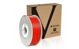 VERBATIM 3D Printer Filament PLA 1,75mm 1kg red (OLD PN 55270)