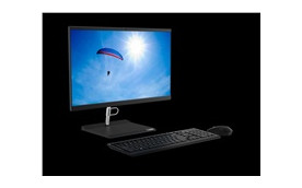 LENOVO PC V50a-22IMB AiO - i3-10100T,21.5" IPS FHD touch,8GB,256SSD,HDMI,Int. Graphics,DVD,Cam,Black,W10H,1Y Onsite