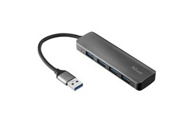 TRUST Rozbočovač Halyx Aluminium 4-Port USB 3.2 Hub