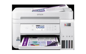 EPSON tiskárna ink EcoTank L6276, 3v1, A4, 1200x4800dpi, 33ppm, USB, Wi-Fi, LAN, bílá