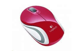 Logitech Wireless Mini Mouse M187, red
