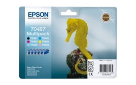 EPSON ink čer+bar Stylus Photo R200/R300/R320/R340/RX500/RX600/RX620/RX640 - photo multipack