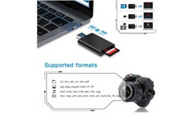 PLATINET čtečka paměťových karet SD a micro SD FAST, MICRO SD/TF SD 4.0 UHSII USB 3.0