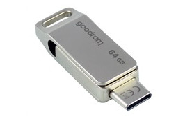 GOODRAM Flash Disk 64GB ODA3, USB 3.2, stříbrná