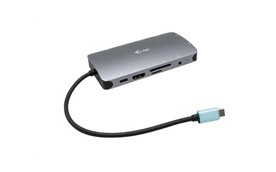 iTec USB-C Metal Nano Dock HDMI/VGA with LAN + Power Delivery 100 W