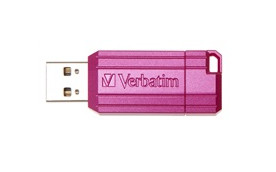 VERBATIM FLASH USB2.0 16GB HI-SPEED STORE'N'GO Pinstripe Hot Pink