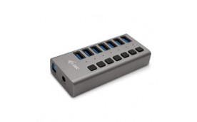 iTec USB 3.0 nabíjecí HUB 7port + Power Adapter 36 W