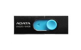 ADATA Flash Disk 16GB USB 2.0 Dash Drive UV220, Black/Blue