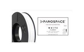 FILAMENT Panospace type: PLA -- 1,75mm, 1000 gram per roll - Bílá