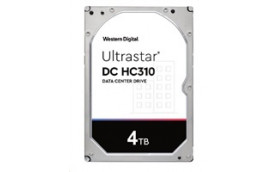 Western Digital Ultrastar® HDD 4TB (HUS726T4TALE6L4) DC HC310 3.5in 26.1MM 256MB 7200RPM SATA 512E SE