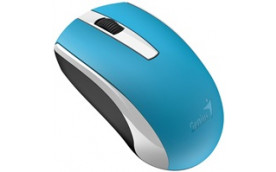 GENIUS myš ECO-8100/ 1600 dpi/ dobíjecí/ bezdrátová/ modrá