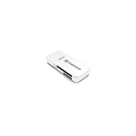 TRANSCEND Card Reader F5, USB 3.0, White