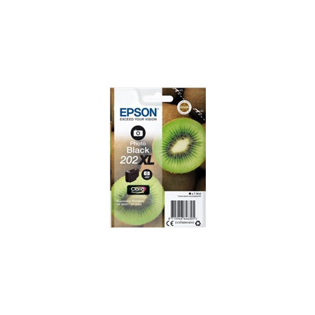 EPSON ink čer Singlepack Photo Black 202XL Claria Premium Ink 7,9 ml