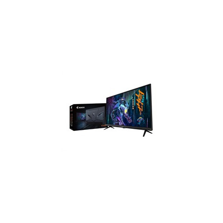 GIGABYTE LCD - 43" Gaming monitor AORUS FV43U UHD, 3840 x 2160, 144Hz, 4000:1, 750cd/m2, 1ms, 2xHDMI 2.1, 1xDP, VA QLED