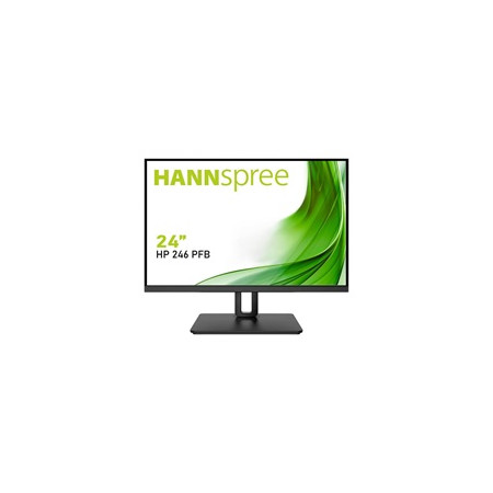 HANNspree HP246PFB 24" monitor, 1920x1200 WUXGA, 16:10, DP, HDMI, VGA, repro, výškově stavitelný stojan