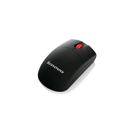 LENOVO myš bezdrôtová Laser Wireless Mouse (mini veľkost) - 1600dpi, 2.4GHz, Laser, USB vysielač,3 tlačidlá, 2xAA,čierna