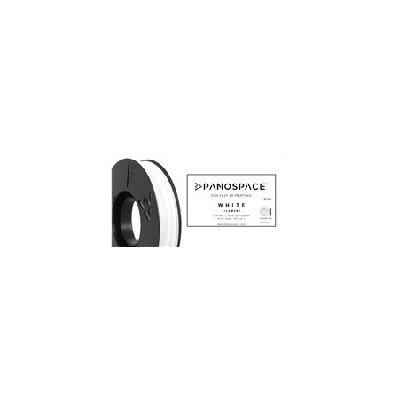 FILAMENT Panospace type: PLA -- 1,75mm, 1000 gram per roll - Bílá