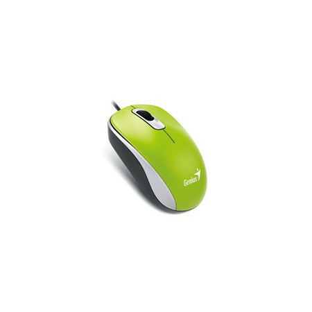 GENIUS myš DX-110, drátová, 1000 dpi, USB, zelená