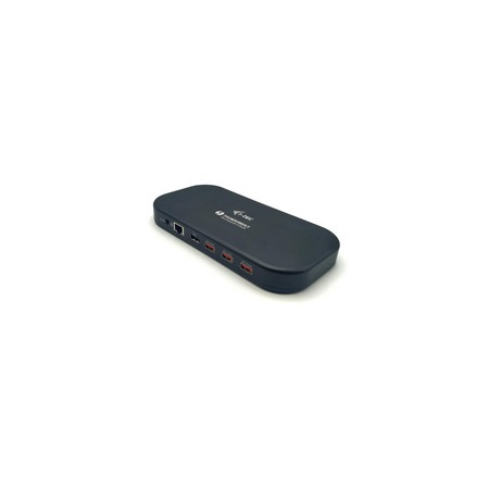 iTec Thunderbolt 3/USB-C Dual 4K Dock.St. + USB-C to DisplayPort Cable (1,5 m) + PD 60W
