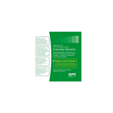APC Easy (1) Year Extended Warranty for (New product purchases) Easy UPS SRV 2 kVA