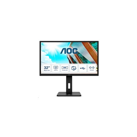 AOC MT IPS LCD WLED 31,5" Q32P2CA - IPS panel, 2560x1440, 2xHDMI, DP, USB-C, USB, repro, pivot