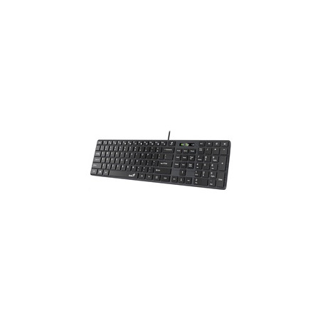 GENIUS klávesnice Slimstar 126/ Drátová/ USB/ černá/ CZ+SK layout/ SmartGenius App