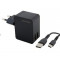 AVACOM HomeNOW síťová nabíječka 3,4A se dvěma výstupy, černá barva (USB-C kabel)