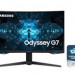 SAMSUNG MT LED LCD 32" Odyssey G7 - prohnutý, VA panel, QLED, 240Hz  1ms, 2560x1440, DisplayPort, HDMI,
