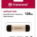 TRANSCEND Flash Disk 128GB JetFlash®930C, TLC, USB 3.2/USB Type C (R:420/W:400 MB/s) černý