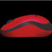 Logitech Wireless Mouse M220 Silent, red