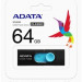 ADATA Flash Disk 32GB USB 2.0 Dash Drive UV220, Black/Blue