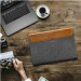 tomtoc Premium Sleeve – 16'' MacBook Pro 2019, šedá, koňaková