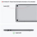 tomtoc Sleeve – na 16" MacBook Pro a 15" MacBook Pro Retina, šedá