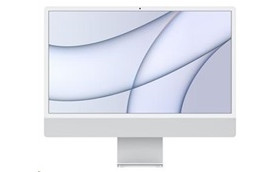 APPLE 24-inch iMac Retina 4.5K M1 8 core CPU and 8 core GPU,16GB, 256GB, touch ID, Ethernet - Silver