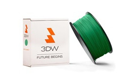 3DW - ABS filament pre 3D tlačiarne, priemer struny 2,9mm, farba zelená, váha 1kg, teplota tisku 220-250°C
