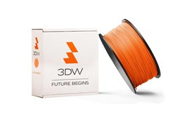 3DW - PLA  filament pre 3D tlačiarne, priemer struny 1,75mm, farba oranžová, váha 1kg, teplota tisku 190-210°C