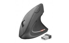 BAZAR TRUST Myš Verto wireless ergonomic mouse USB, black (černá) - poškozený obal