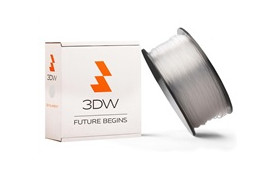 3DW - PLA  filament pre 3D tlačiarne, priemer struny 1,75mm, farba transparent, váha 1kg, teplota tisku 190-210°C