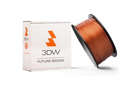 3DW - PLA  filament pre 3D tlačiarne, priemer struny 1,75mm, farba měděná, váha 1kg, teplota tisku 190-210°C