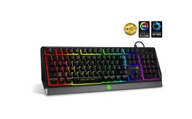 CONNECT IT herní klávesnice BATTLE RGB, CZ+SK, černá