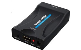 PREMIUMCORD Převodník SCART na HDMI 1080P s napájecím zdrojem 230V