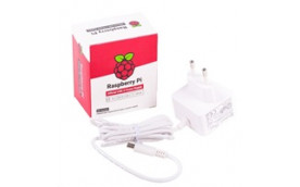 Raspberry Pi USB-C 5,1V 3A napájecí zdroj, EU, bílý