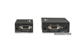 MANHATTAN VGA Cat5 Extender (sada vysílací + přijímací modul UTP, audio)
