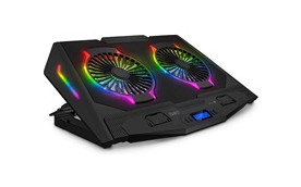 CONNECT IT NEO RGB chladicí podložka pod notebook, černá