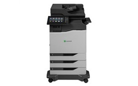 LEXMARK tiskárna CX825dtfe A4 COLOR LASER, 52ppm, 2048MB USB, LAN, duplex, dotykový LCD, 2x zásobník papíru, sešívačka