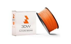 3DW - ABS filament pre 3D tlačiarne, priemer struny 2,9mm, farba oranžová, váha 1kg, teplota tisku 220-250°C