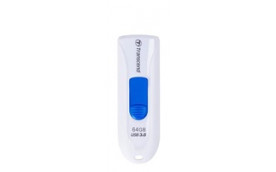 TRANSCEND USB Flash Disk JetFlash®790, 64GB, USB 3.1, White/Blue (R/W 100/28 MB/s)