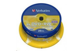 VERBATIM DVD+RW(25-Pack)Spindle/4x/DLP/4.7GB