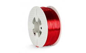 VERBATIM 3D Printer Filament PET-G 2.85mm 1000g red transparent